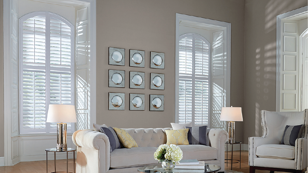 Graber custom shape shutters