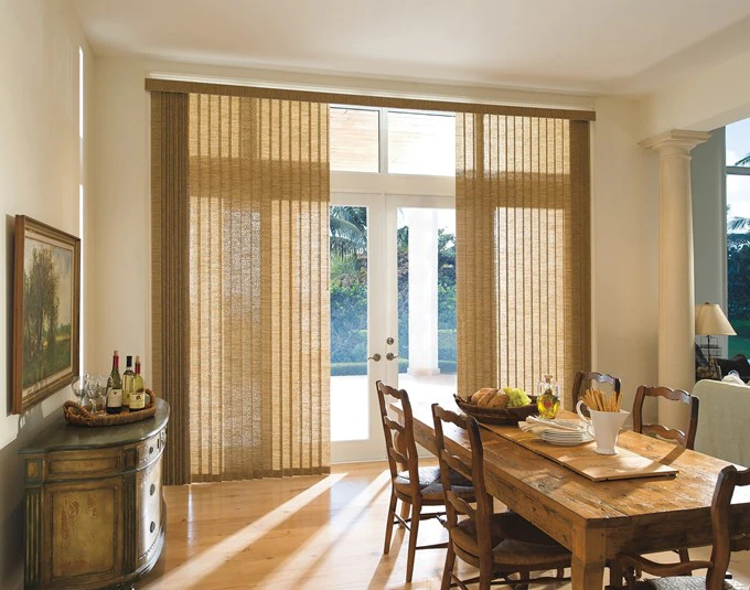 Office with Motorized Roller Shades