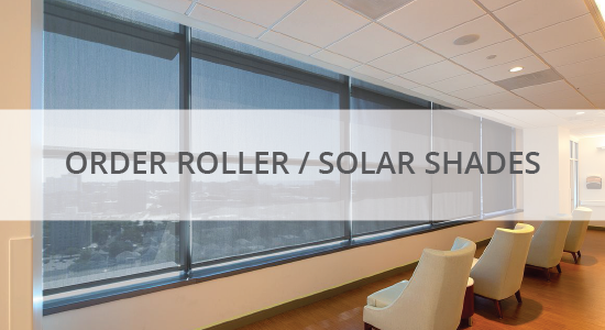 ORDER CELLULAR ROLLER SHADES 