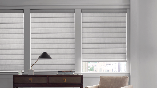 Hunter Douglas Pirouette Sheer Shades in Satin